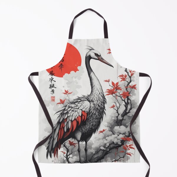 Item preview, Stunning Japanese Crane designed and sold by Vector Scout Lab.