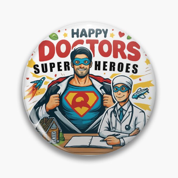 Item preview, doctors are super heroes red designed and sold by TshirtTalkYou.