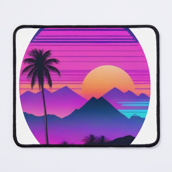 Item preview, Surreal Vaporwave Sunset (1364) designed and sold by WASjourney.