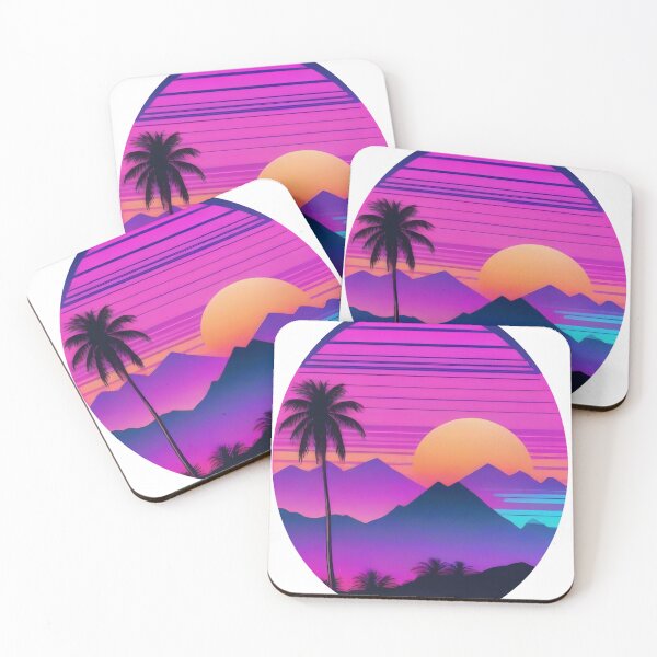 Item preview, Surreal Vaporwave Sunset (1364) designed and sold by WASjourney.