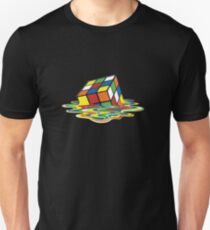Melting Rubik's Cube Unisex T-Shirt