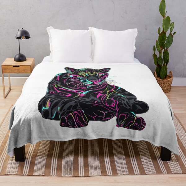 Item preview, Pop Art Neon Panther designed and sold by RetroPrints.