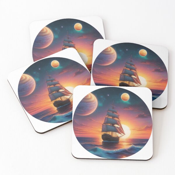 Item preview, Tranquil Sunset Sail (1369) designed and sold by WASjourney.