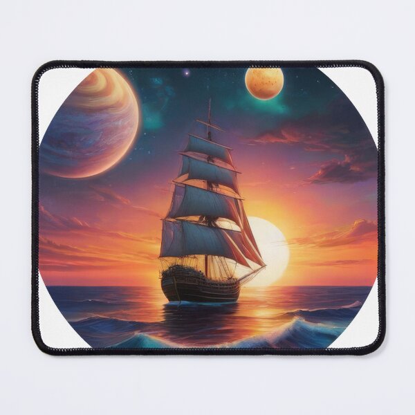 Item preview, Tranquil Sunset Sail (1369) designed and sold by WASjourney.