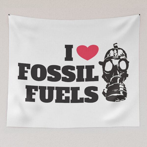 Item preview, I Love Fossil Fuels / I Heart Fossil Fuels designed and sold by thecatcouch.