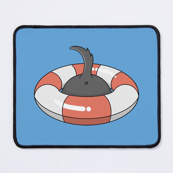 Item preview, Beach Dog - Dog in a red rubber ring designed and sold by Amy Farmer.