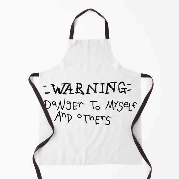 Item preview, Dark and Gritty WARNING danger to myself and others sketchy text designed and sold by Michael Stewart.