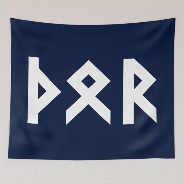 Item preview, THOR Norse God in Runes Thurisaz Othala Radio designed and sold by Bright Wolf.