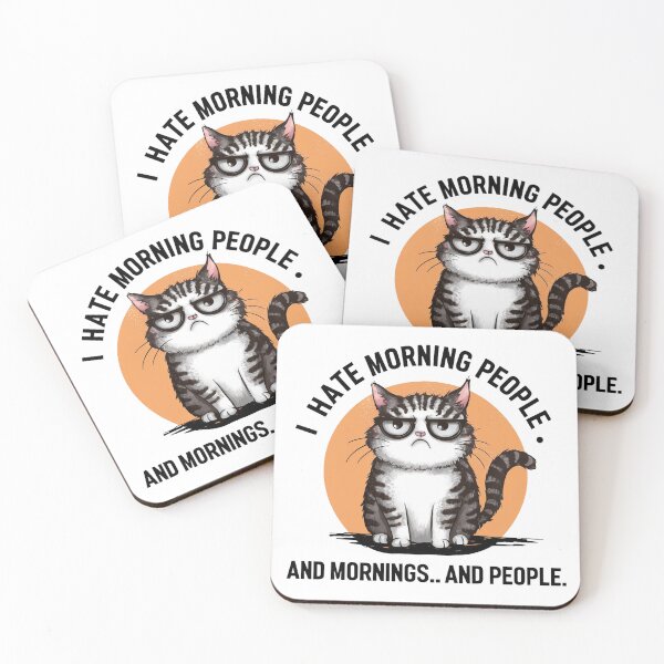 Item preview, I HATE MORNING designed and sold by PGAart.