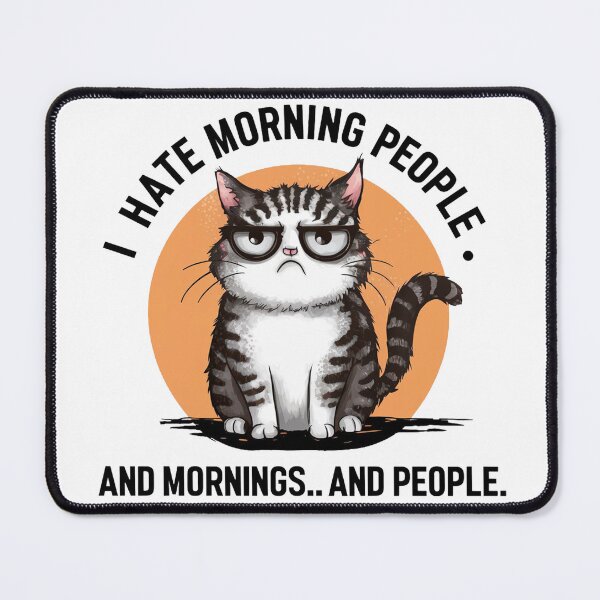 Item preview, I HATE MORNING designed and sold by PGAart.