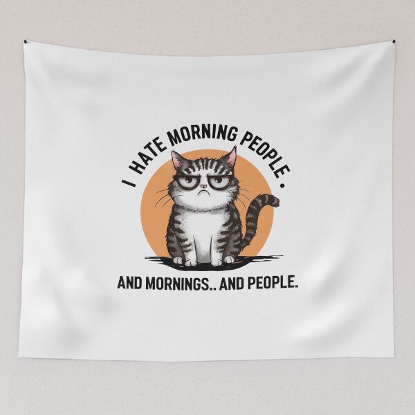 Item preview, I HATE MORNING designed and sold by PGAart.