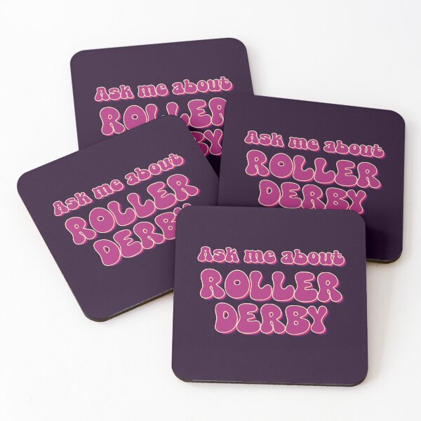 Item preview, Ask Me About Roller Derby designed and sold by Christina McEwen.