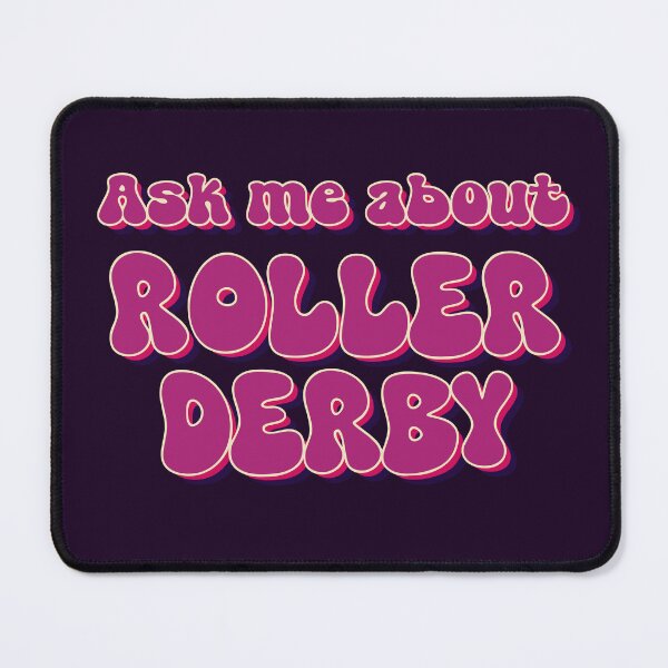 Item preview, Ask Me About Roller Derby designed and sold by Christina McEwen.