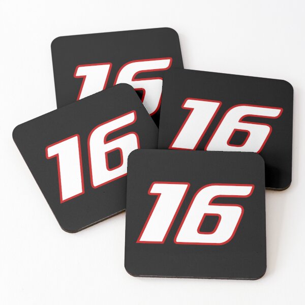 Item preview, Formula 1 Charles Leclerc Racing Number 16 stickers for F1 fans designed and sold by Pink Polar F1.