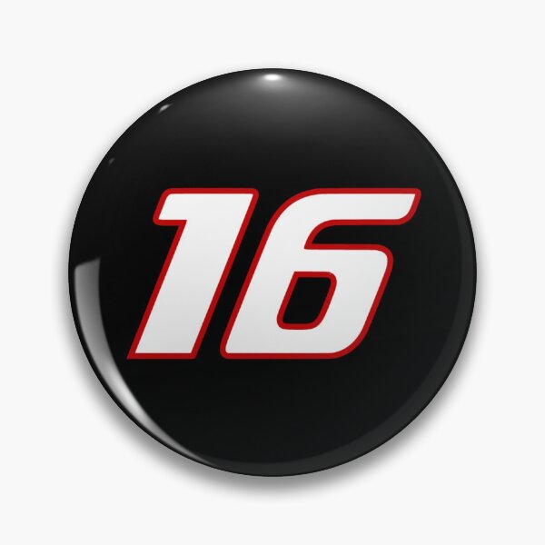 Artikelvorschau, Formel 1 Charles Leclerc Racing Nummer 16 Aufkleber für F1-Fans entworfen und verkauft von Pink Polar F1.