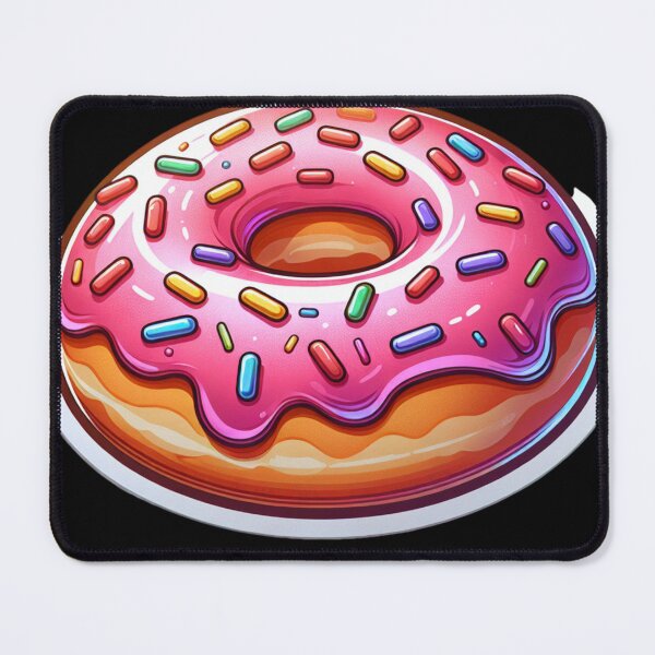 Item preview, doughnut with pink sprinkles designed and sold by caroldarlene.