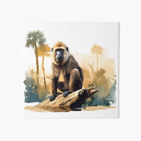 Baboon Art Board Prints for Sale | Redbubble