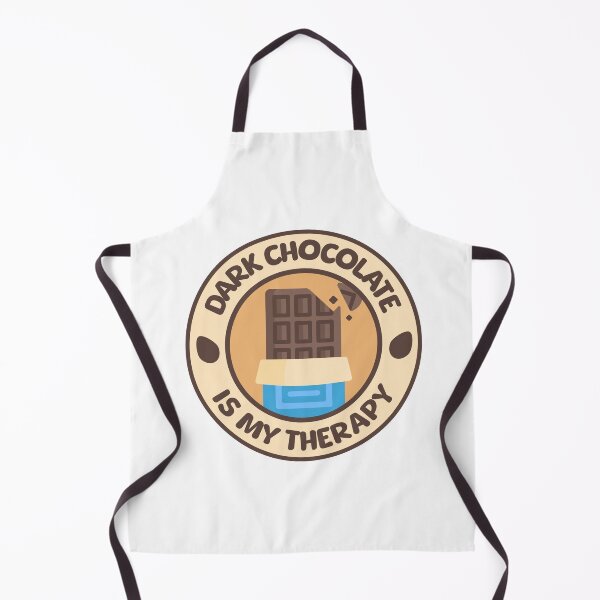 Item preview, Dark Chocolate Is My Therapy! Dark Chocolate Bar Badge designed and sold by PMCreative.