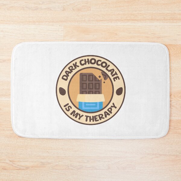 Item preview, Dark Chocolate Is My Therapy! Dark Chocolate Bar Badge designed and sold by PMCreative.