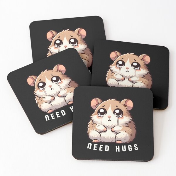 Item preview, Sad Hamster - Need Hugs designed and sold by ParenthoodPuns.
