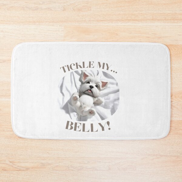 Item preview, Westie lover - tickle my belly designed and sold by AllAboutWesties.