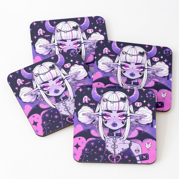 Item preview, Pastel Kawaii Gothic Elf Fantasy Anime Girl designed and sold by bubblegoth.