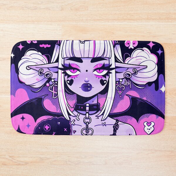 Item preview, Pastel Kawaii Gothic Elf Fantasy Anime Girl designed and sold by bubblegoth.