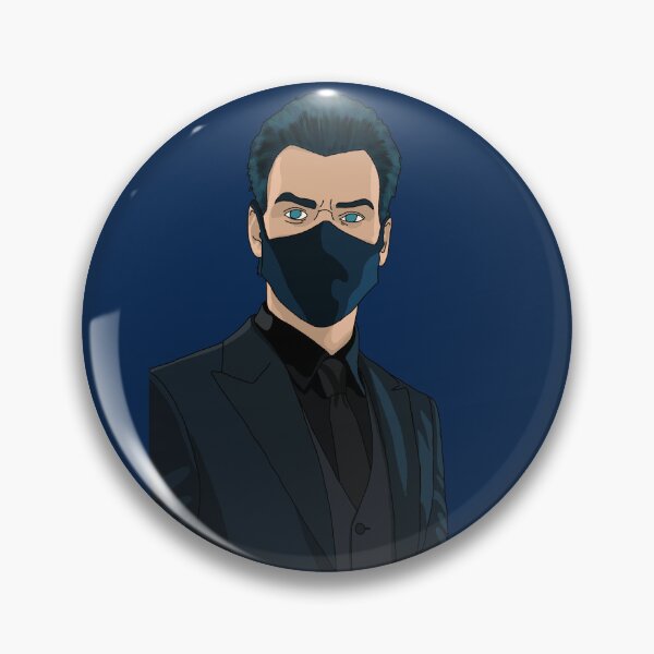Item preview, Suited masked man designed and sold by GraveyardKingz.