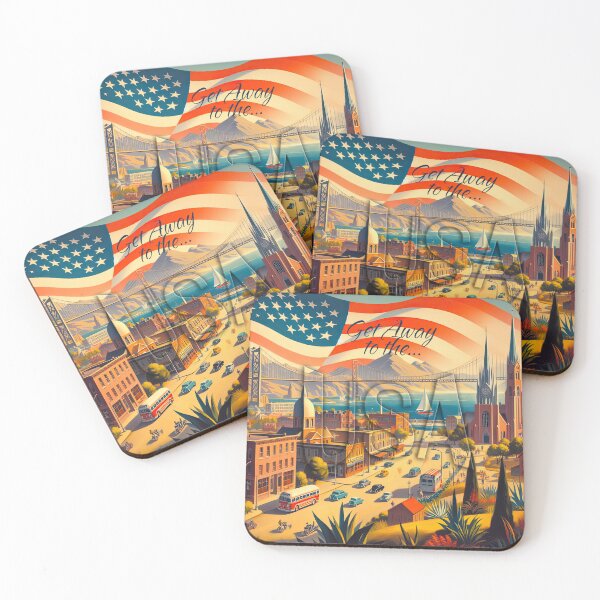 Item preview, Get Away to the USA designed and sold by chrisbradbury.