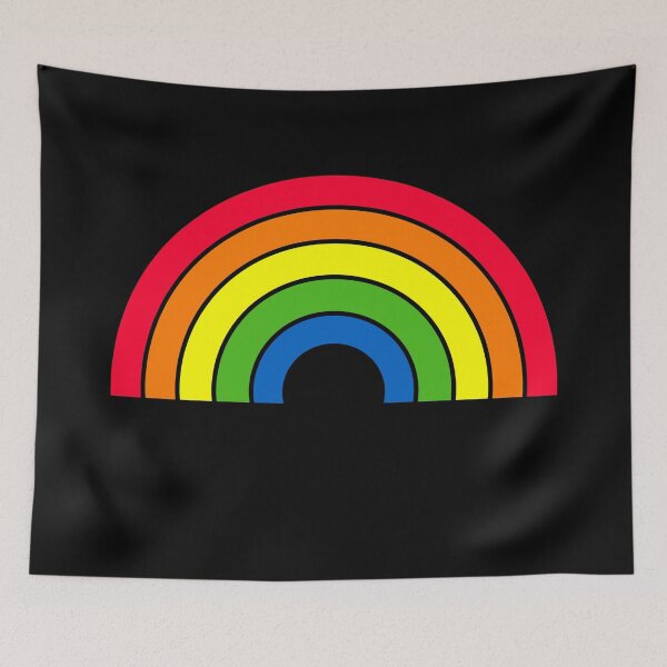Item preview, Aesthetic Rainbow Silhouette designed and sold by Vishnu Rajbhar.