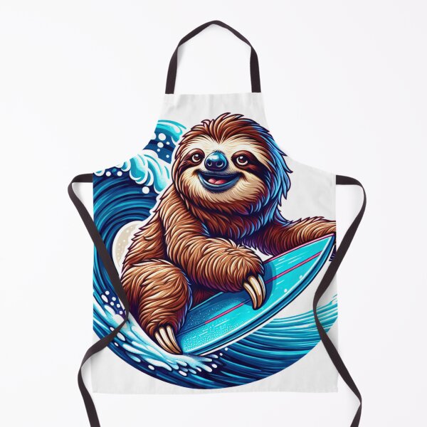 Item preview, surfing sloth designed and sold by caroldarlene.