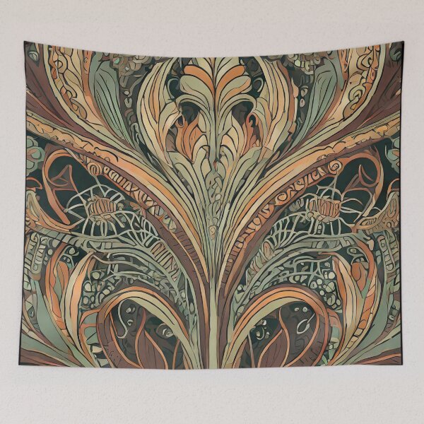 Item preview, Victorian Patterns of Vintage Wallpaper designed and sold by drawbey.