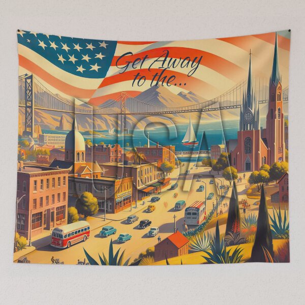 Item preview, Get Away to the USA designed and sold by chrisbradbury.