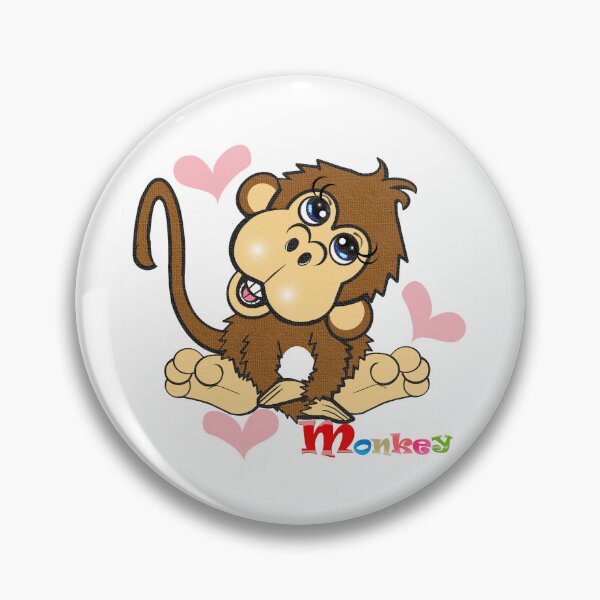 Item preview, Happy Monkey  designed and sold by Shirley cute art .