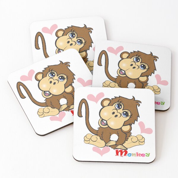 Item preview, Happy Monkey  designed and sold by Shirley cute art .