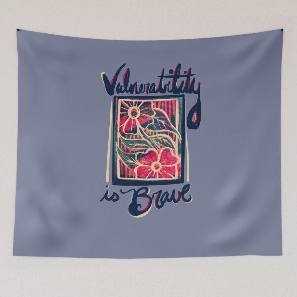 Item preview, Vulnerability is Brave designed and sold by FrictionMaxxing.