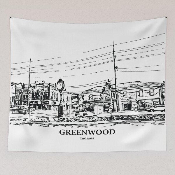 Item preview, Greenwood - Indiana designed and sold by Lakeric Cityscapes.