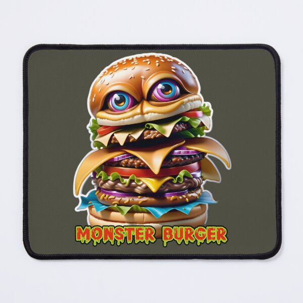 Item preview, Cool Monster Burger - Cheeseburger designed and sold by TheArtOfPat.