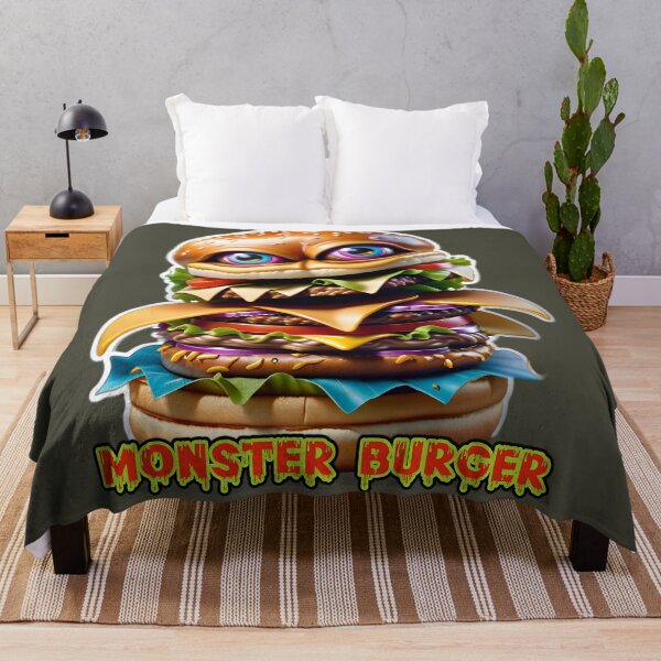 Item preview, Cool Monster Burger - Cheeseburger designed and sold by TheArtOfPat.