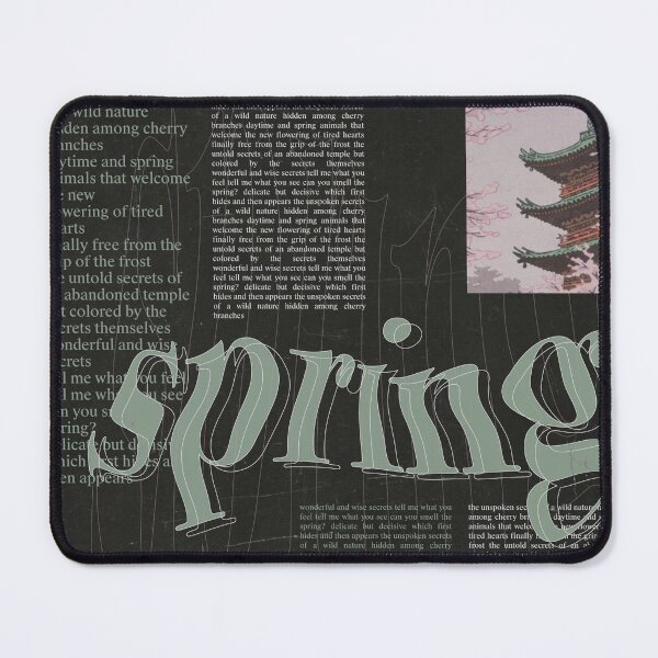 Item preview, spring sakura print green version designed and sold by cozy-muscaria.