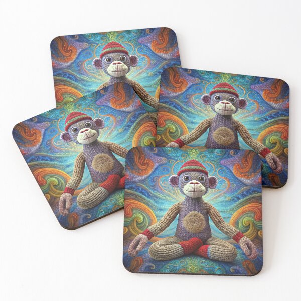 Item preview, Sock Monkey From Crochet Meditating  designed and sold by Lelijo.