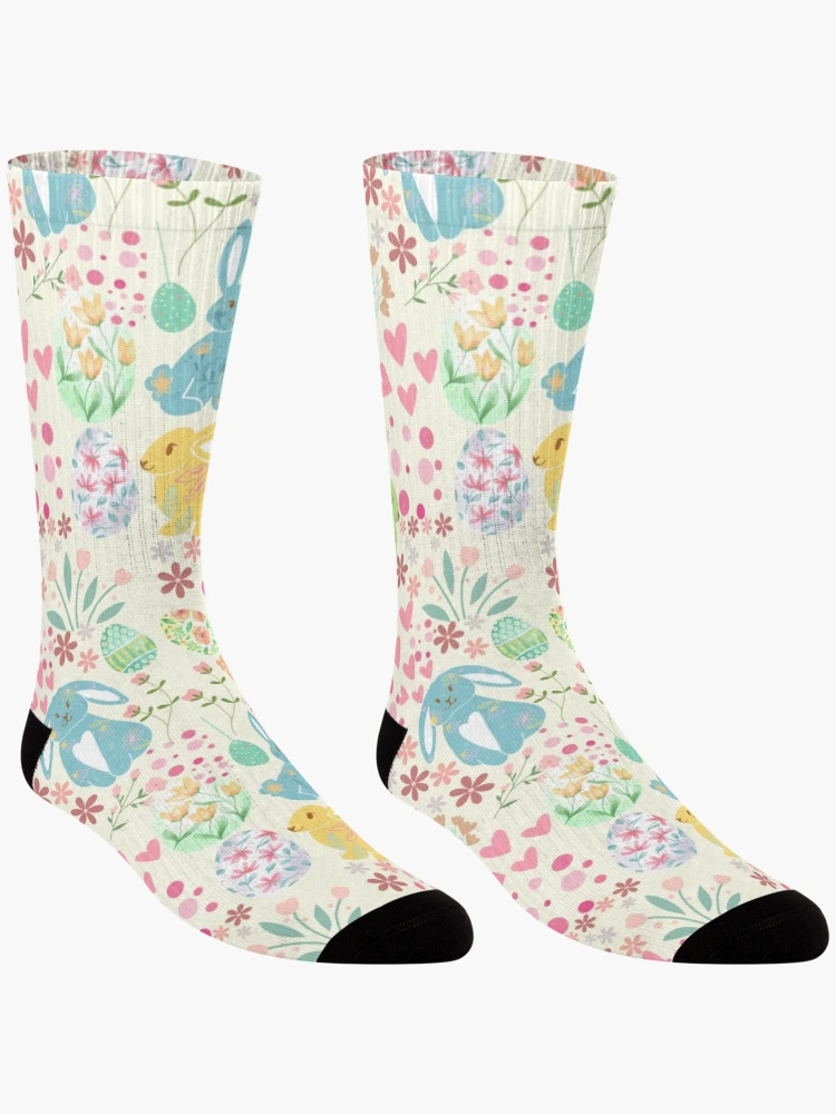 Thumbnail 3 of 5, Socks, Bunny Rabbit designed and sold by LemonFun.