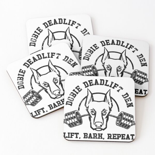 Item preview, Dobie Deadlift Den - Doberman Gym Design designed and sold by TravisATR.