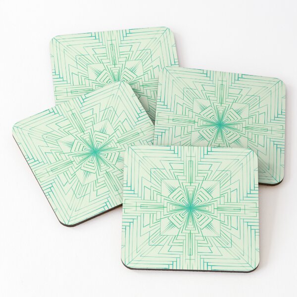Item preview, Green Geometric Mandala designed and sold by Robert Prata Artist.