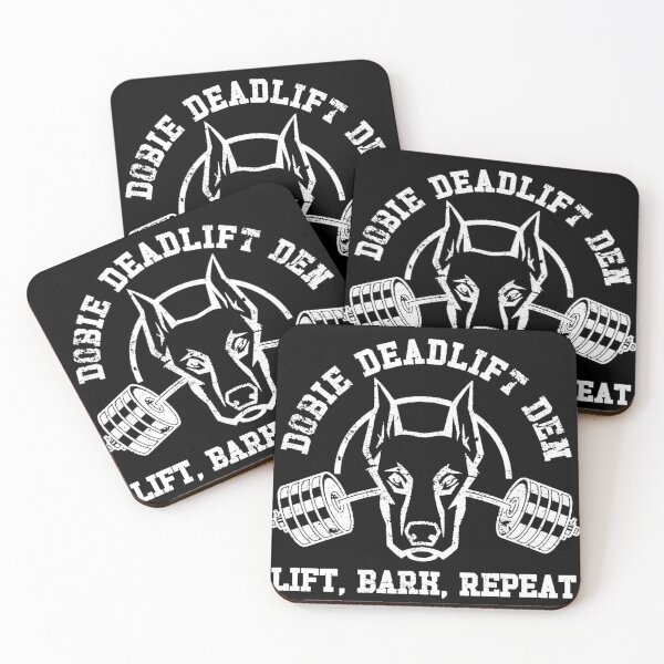 Item preview, Dobie Deadlift Den - Doberman Gym Design Light designed and sold by TravisATR.