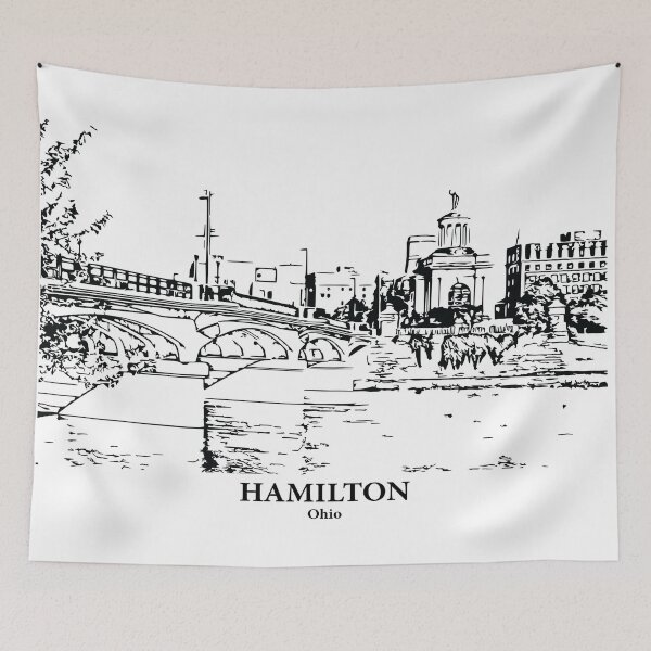 Item preview, Hamilton - Ohio designed and sold by Lakeric Cityscapes.