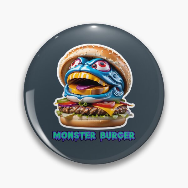 Item preview, Cool Monster Burger - Cheeseburger designed and sold by TheArtOfPat.
