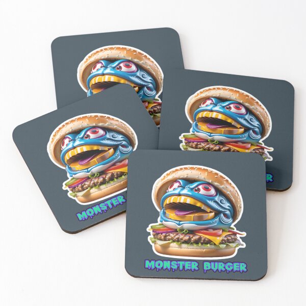 Item preview, Cool Monster Burger - Cheeseburger designed and sold by TheArtOfPat.