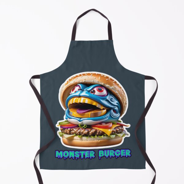 Item preview, Cool Monster Burger - Cheeseburger designed and sold by TheArtOfPat.
