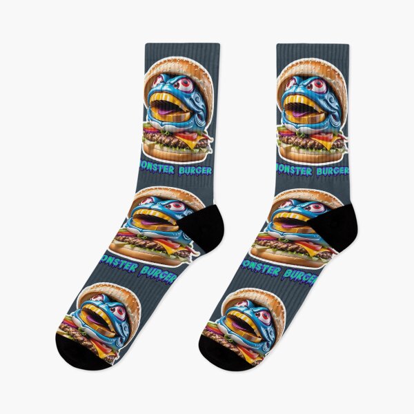 Item preview, Cool Monster Burger - Cheeseburger designed and sold by TheArtOfPat.